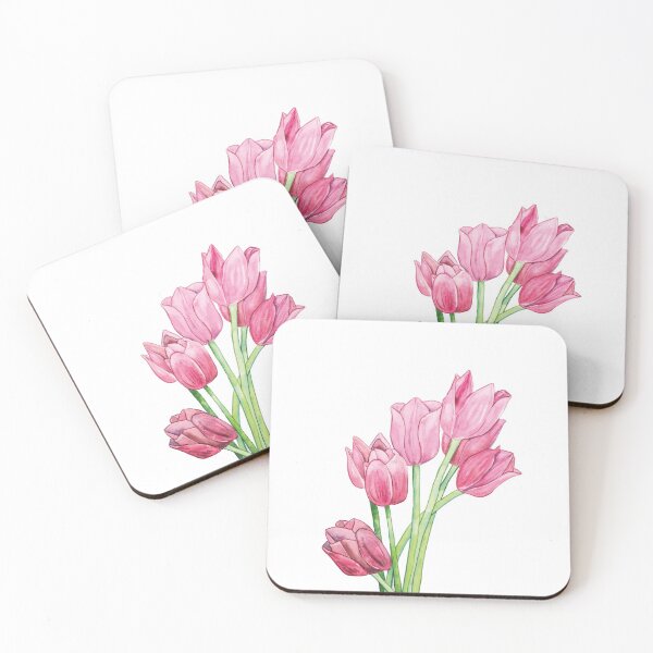 Aperçu de l'œuvre Tulipe aquarelle créée et vendue par farbcafe.