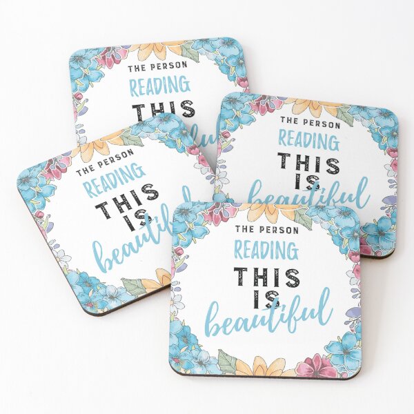 Item preview, The Person Reading This Is Beautiful designed and sold by farbcafe.
