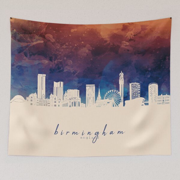 Item preview, birmingham skyline designed and sold by BekimART2.