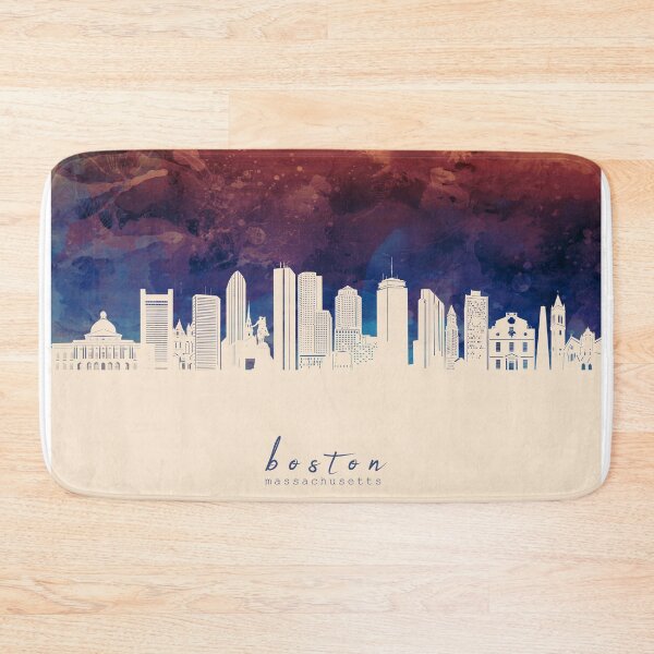 Item preview, boston skyline designed and sold by BekimART2.