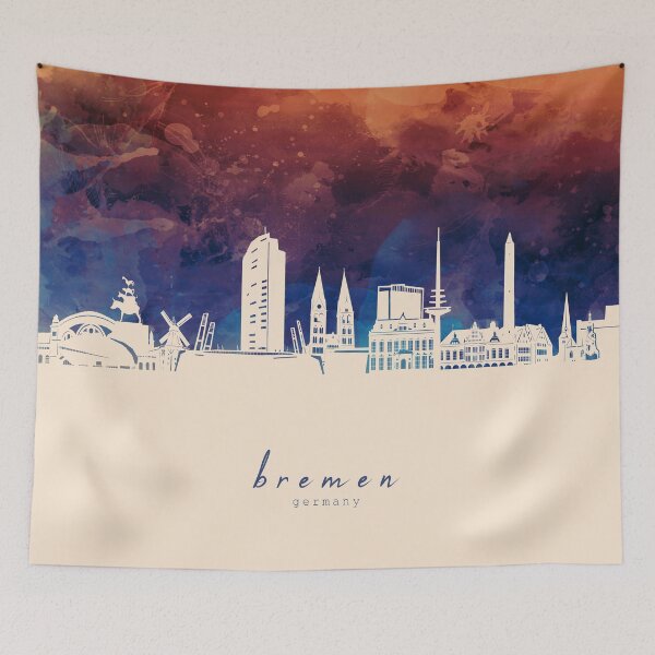 Item preview, bremen skyline designed and sold by BekimART2.