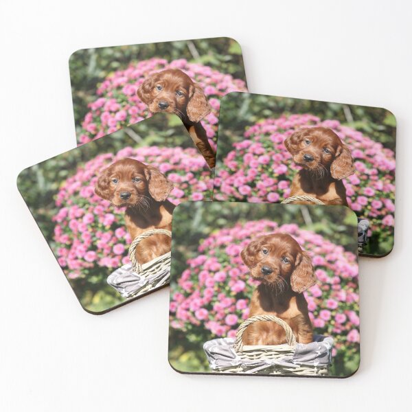 Item preview, Irish setter puppy designed and sold by JeanettesPets.