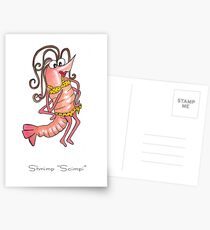 Shrimp Scimpi Postcards