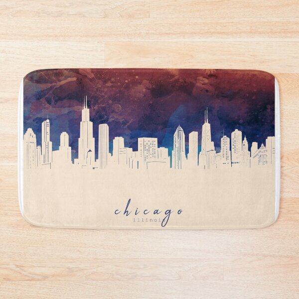Item preview, chicago skyline designed and sold by BekimART2.