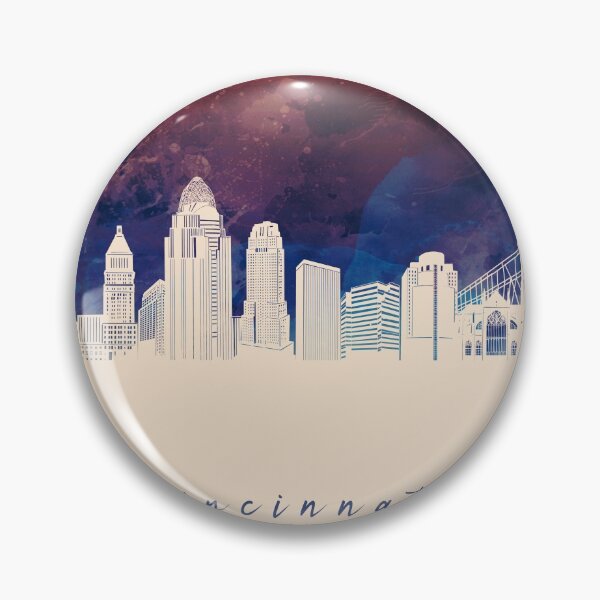 Item preview, cincinnati skyline designed and sold by BekimART2.