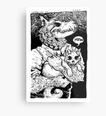 Jack and Mittens Metal Print
