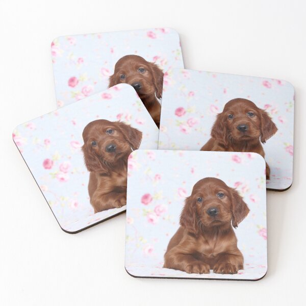 Item preview, Irish setter puppy designed and sold by JeanettesPets.