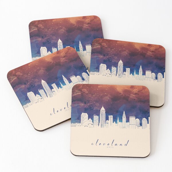 Item preview, cleveland skyline designed and sold by BekimART2.