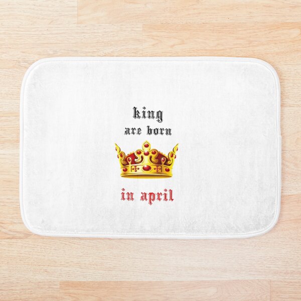 Item preview, T-shirt fun birthday king are borne in april  designed and sold by DAMSO40.