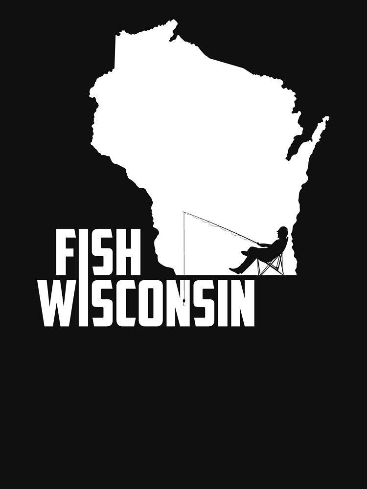 Fish Wisconsin Fishing graphic | Essential T-Shirt