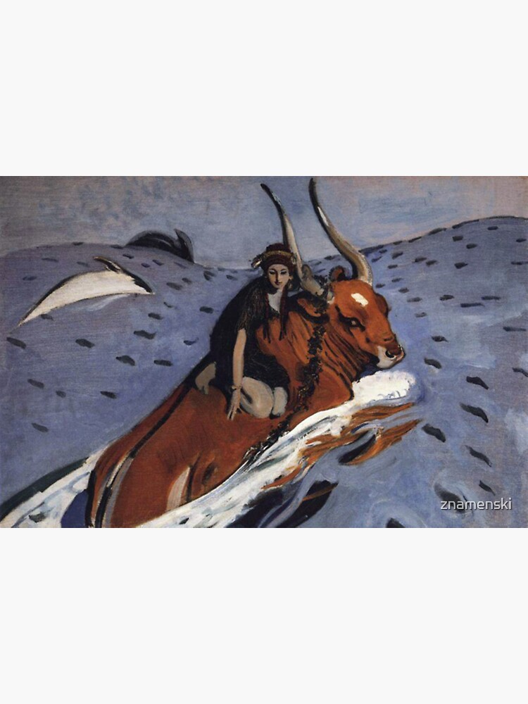 The Rape of Europa, Artwork, Artist: Valentin Serov, Created: 1910 by znamenski