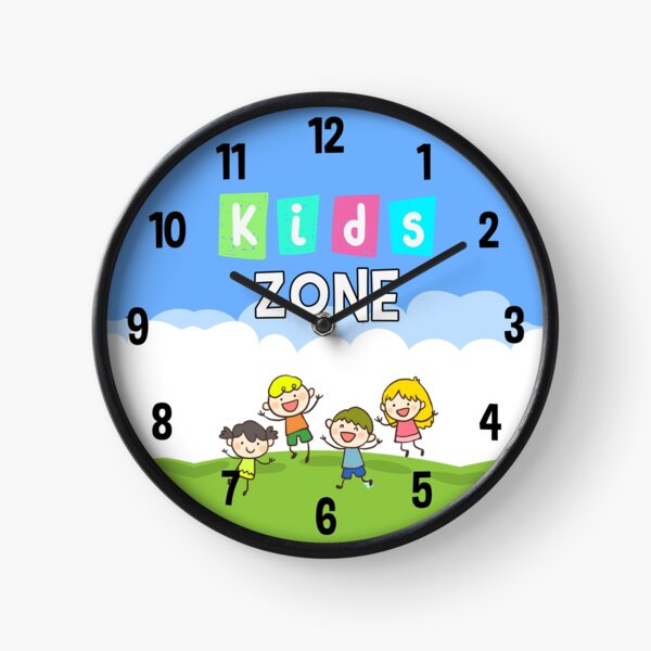 Item preview, Kids Zone Kids Room Clock designed and sold by ClocksMan.