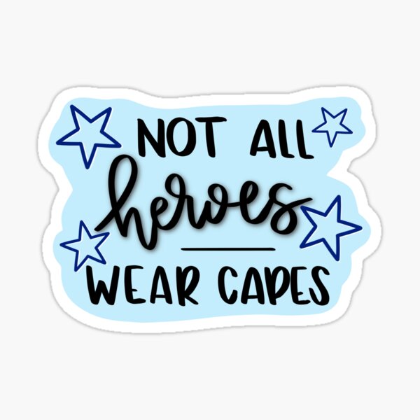 Item preview, not all heroes ware capes designed and sold by alexmarie1991.