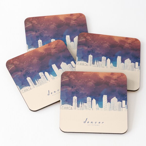 Item preview, denver skyline designed and sold by BekimART2.