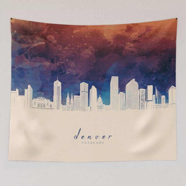 Item preview, denver skyline designed and sold by BekimART2.