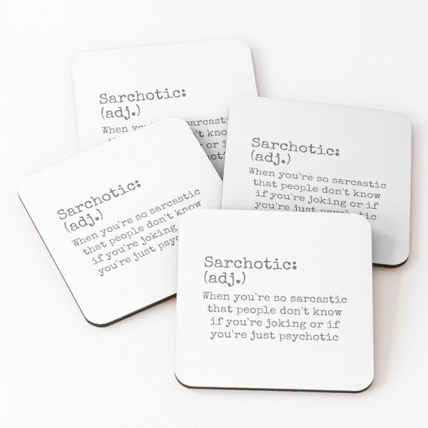 Item preview, Sarchotic When You're So Sarcastic or Psychotic Sarcasm Gift designed and sold by tispy.