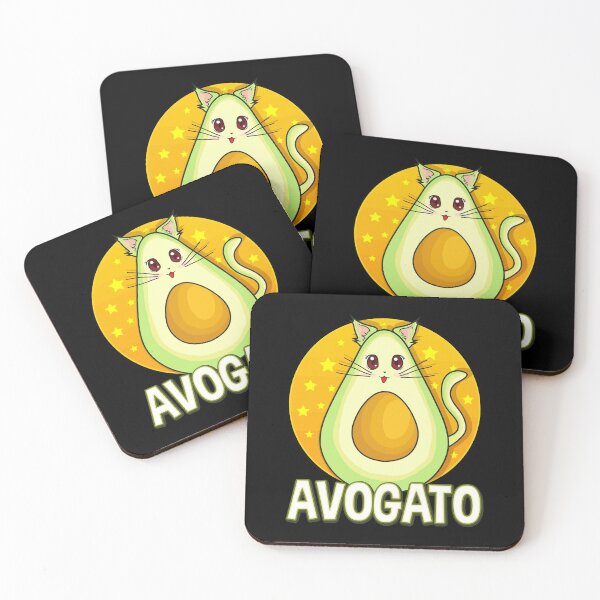Item preview, Funny Avogato Avocado Cat Cute Kitty Avo-gato Pun designed and sold by perfectpresents.