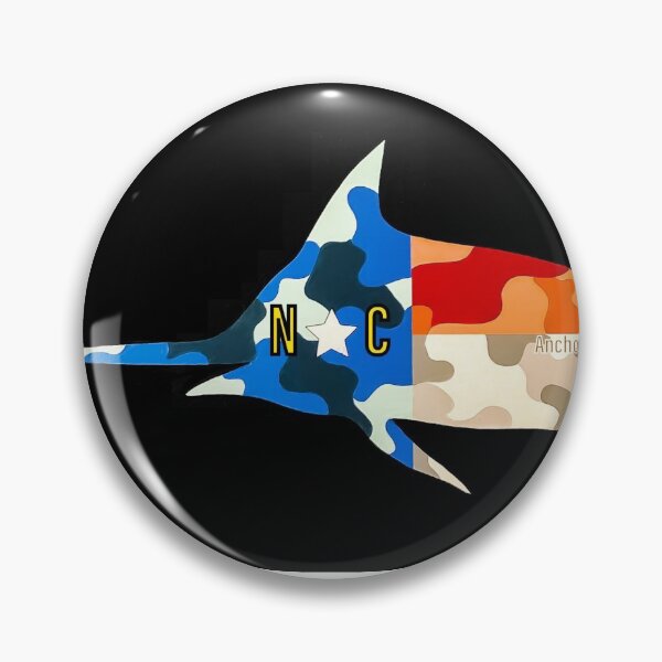 Item preview, Camo NC flag Blue Marlin  designed and sold by barryknauff.