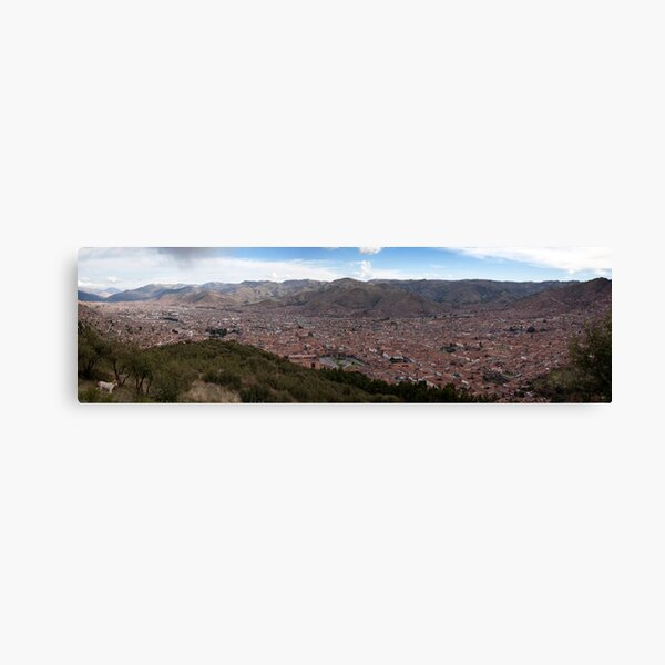 View over Cusco from Sacsayhuaman Canvas Print