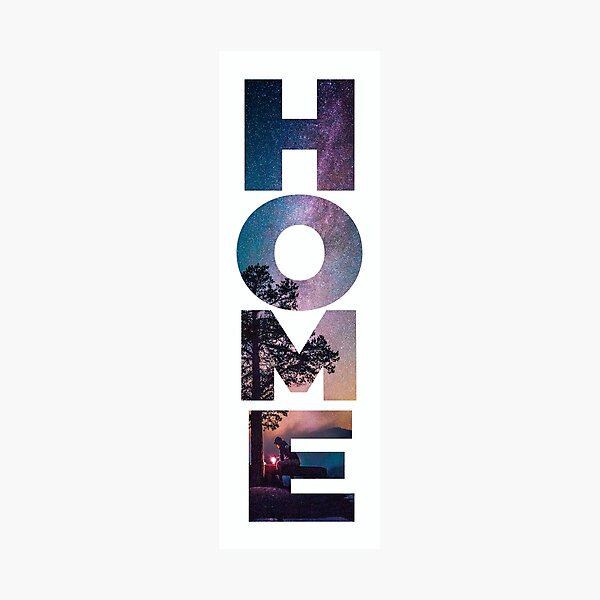 HOME Photographic Print