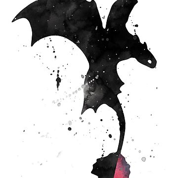 Artwork thumbnail, Splatter Toothless Dragon by mrsalbert