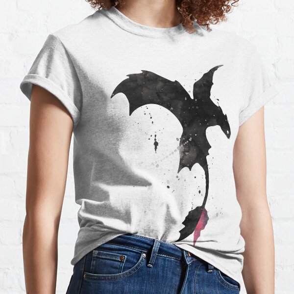 Splatter Toothless Dragon Classic T-Shirt