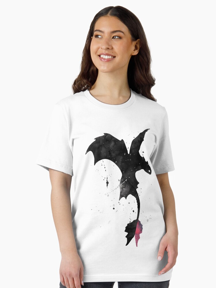 Thumbnail 1 of 7, Essential T-Shirt, Splatter Toothless Dragon designed and sold by mrsalbert.