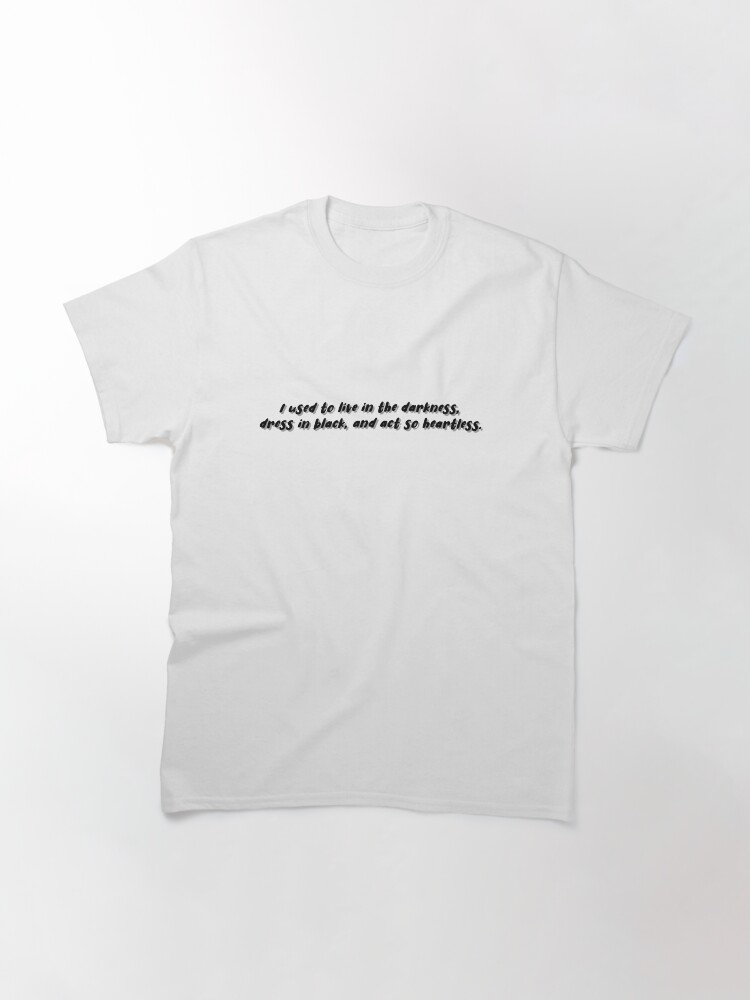 Alternate view of Used to Live In The Darkness - Kesha Design Classic T-Shirt