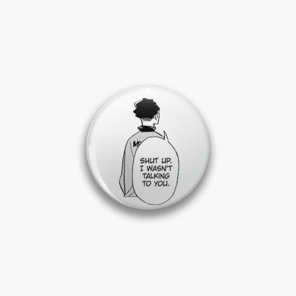 Sakusa Haikyuu Manga Cap Pin