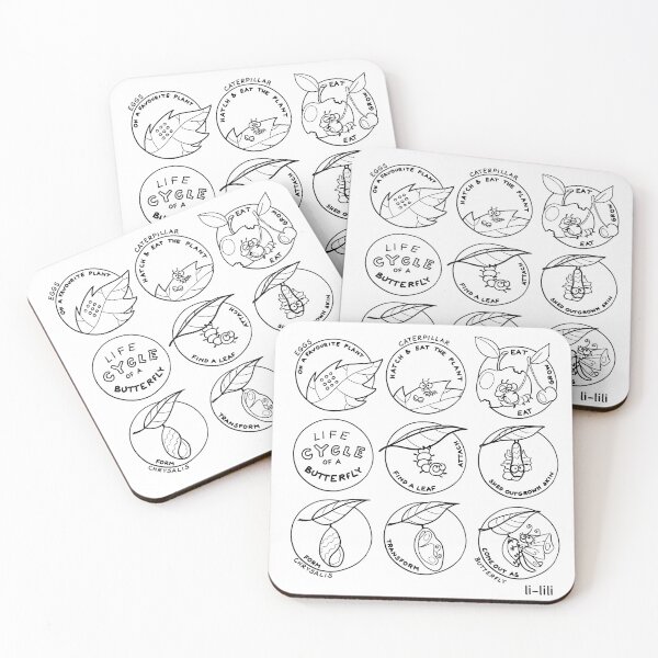 Item preview, Cycle of Butterfly Life designed and sold by Laura Valantine.