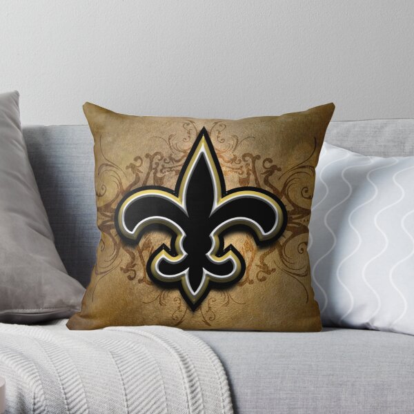 T-Shirt, football nfl orleans saints. Throw Pillow