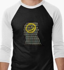 sherlock smiley wallpaper Men's Baseball ¾ T-Shirt