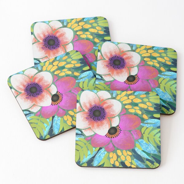 Item preview, Tropical floral background  designed and sold by Karina Negron.