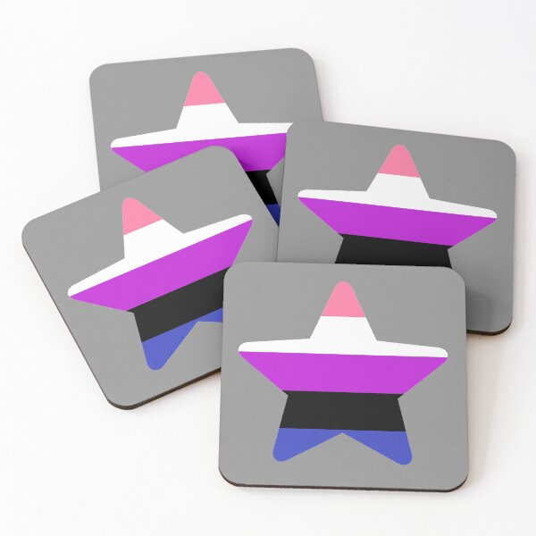 Item preview, Genderfluid Pride Star designed and sold by SimplyPride.