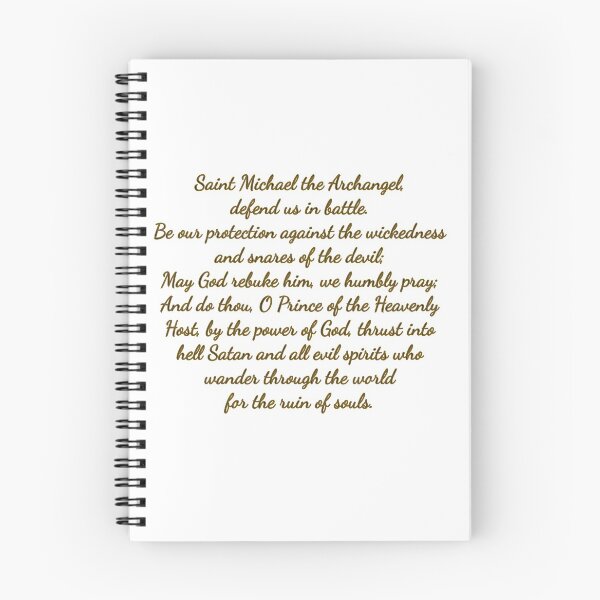 Item preview, St Michael Archangel prayer designed and sold by neteor.