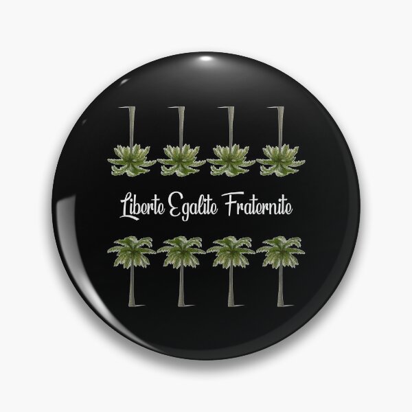 Item preview, Liberte Egalite Fraternite Haiti Palm Tree designed and sold by makeitadmirable.