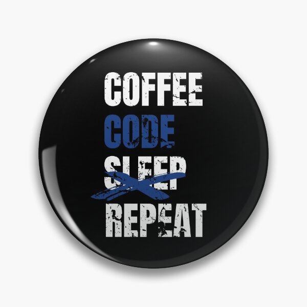 Item preview, Coffee Code Sleep Repeat Funny Geek Design Gift designed and sold by RandomByTimo.