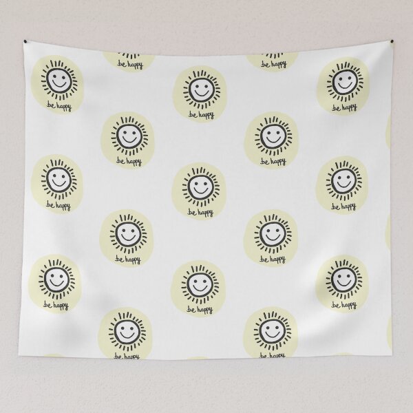 Item preview, BE HAPPY HAPINESS SMILE FACE  designed and sold by Tropical Blood.