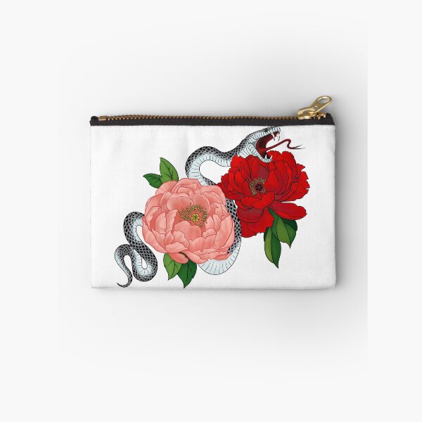 Item preview, Snake and flowers designed and sold by dollyxdaydreamx.