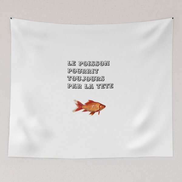 Item preview, T-Shirt the fish always rots by the head designed and sold by Axel20.