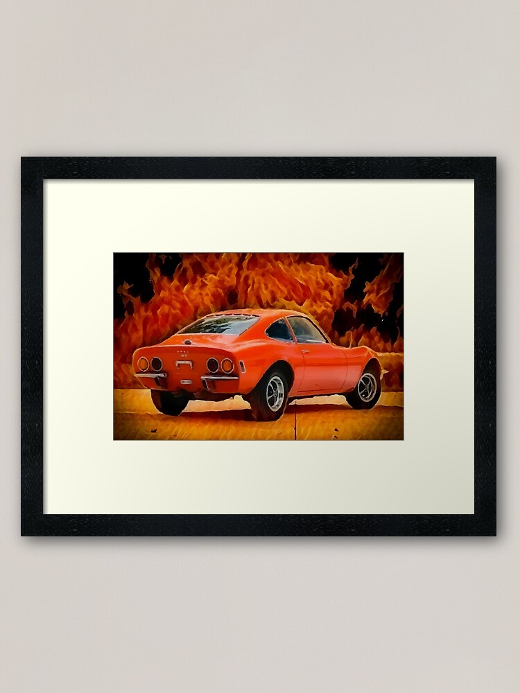 Alternate view of Opel Fire Framed Art Print
