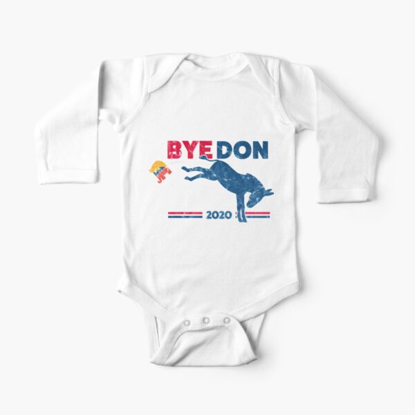 ByeDon - Bye, Bye Donald Trump Long Sleeve Baby One-Piece