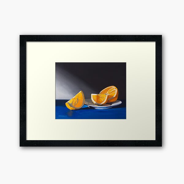 Orange Slices Framed Art Print