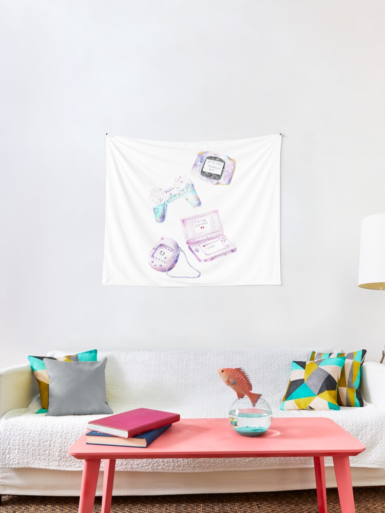 E Girl Aesthetic Dream Retro Consoles Tapestry By Cu Redbubble