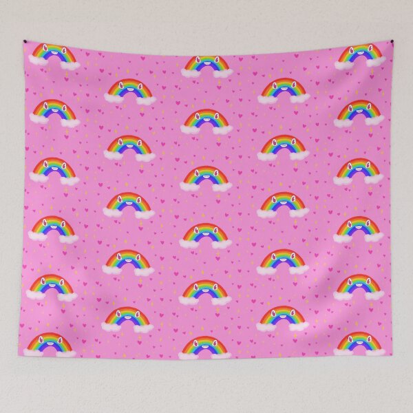 Item preview, Happy rainbow with a face designed and sold by Roxynina.