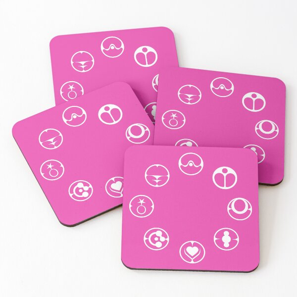 Item preview, Chromatica Tribes (White on Pink) designed and sold by Fox Newton.