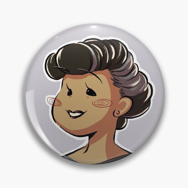 Item preview, Retro Lady - Sable and Grey designed and sold by Frankie Diller Reese.