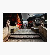 Stone bridge in china Photographic Print
