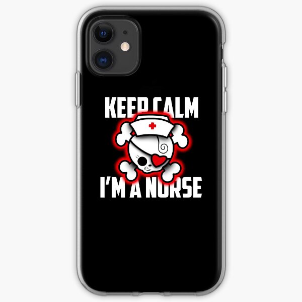 SKINK Keep calm i'm a nurse iPhone Soft Case
