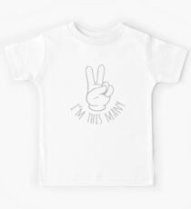 I'm This Many Two Kids Tee
